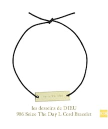 les desseins de DIEU | レ デッサン ドゥ デュー 986 セイズ ザ デイ L コード ブレスレット(ブレスレット)