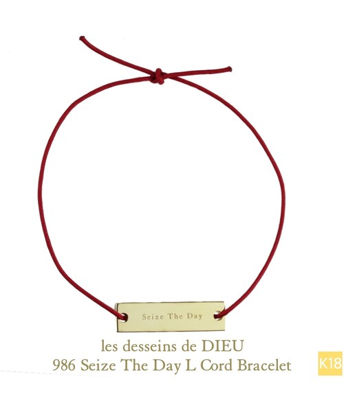 les desseins de DIEU（レデッサンドゥデュー）の「レ デッサン ドゥ デュー 986 セイズ ザ デイ L コード ブレスレット（ブレスレット・レディース・ゴールド・free）」の2枚目の写真