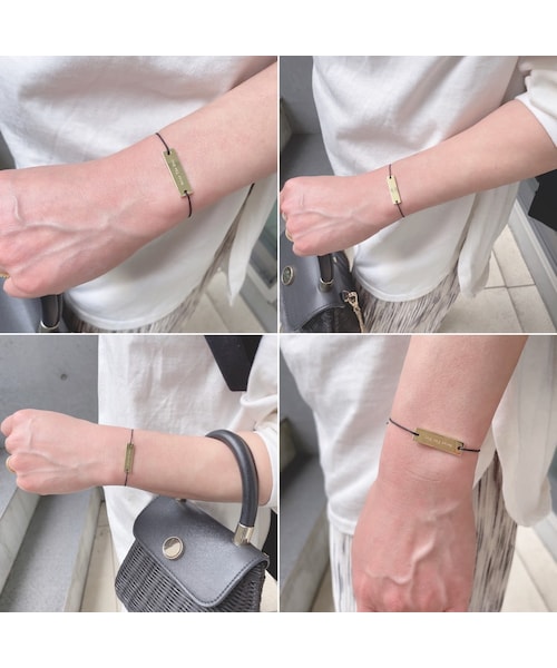 les desseins de DIEU（レデッサンドゥデュー）の「レ デッサン ドゥ デュー 986 セイズ ザ デイ L コード ブレスレット（ブレスレット・レディース・ゴールド・free）」の4枚目の写真