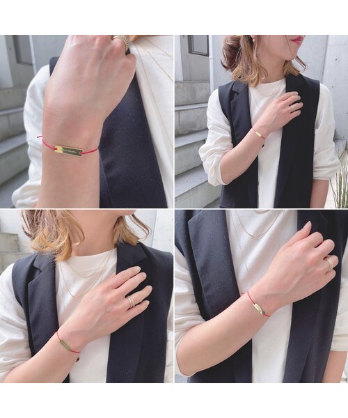 les desseins de DIEU（レデッサンドゥデュー）の「レ デッサン ドゥ デュー 986 セイズ ザ デイ L コード ブレスレット（ブレスレット・レディース・ゴールド・free）」の6枚目の写真