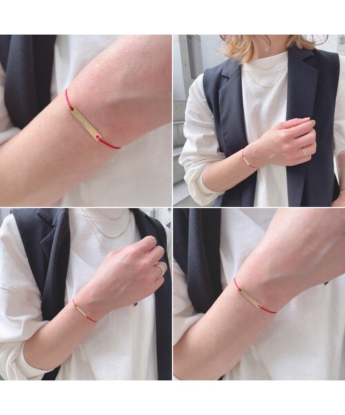 les desseins de DIEU（レデッサンドゥデュー）の「レ デッサン ドゥ デュー 985 セイズ ザ デイ S コード ブレスレット（ブレスレット・レディース・ゴールド・free）」の4枚目の写真