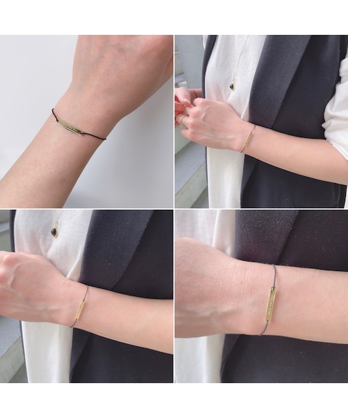 les desseins de DIEU（レデッサンドゥデュー）の「レ デッサン ドゥ デュー 985 セイズ ザ デイ S コード ブレスレット（ブレスレット・レディース・ゴールド・free）」の6枚目の写真