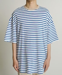 D'MENS by DHOLIC | 襟色切替ボーダーTシャツ(Tシャツ/カットソー)