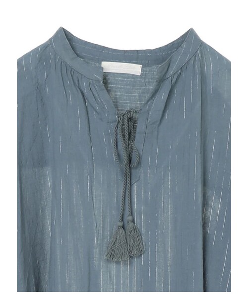 AMERICAN HOLIC（アメリカンホリック）の「ラメドビーストライプワンピース（ワンピース/ドレス・アイボリー/チャコールグレー/グリーン・F）」の10枚目の写真