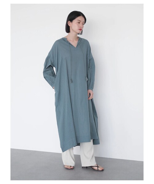 AMERICAN HOLIC（アメリカンホリック）の「ラメドビーストライプワンピース（ワンピース/ドレス・アイボリー/チャコールグレー/グリーン・F）」の18枚目の写真