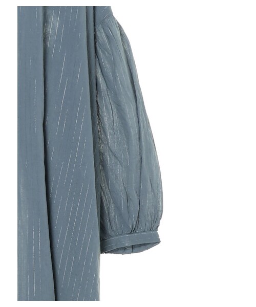 AMERICAN HOLIC（アメリカンホリック）の「ラメドビーストライプワンピース（ワンピース/ドレス・アイボリー/チャコールグレー/グリーン・F）」の11枚目の写真