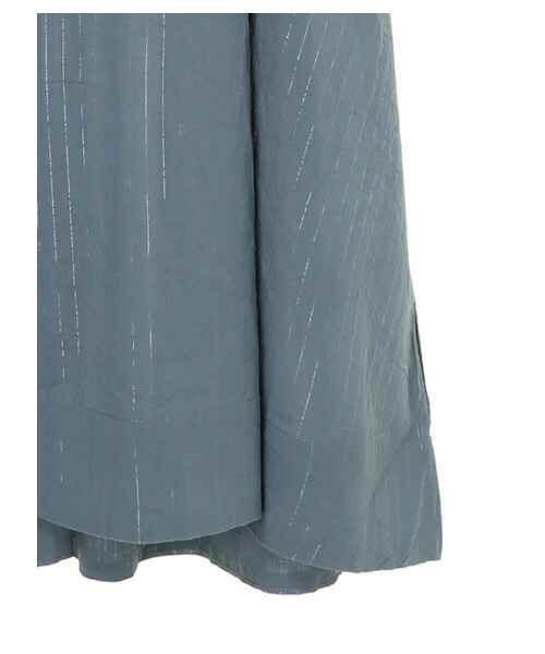 AMERICAN HOLIC（アメリカンホリック）の「ラメドビーストライプワンピース（ワンピース/ドレス・アイボリー/チャコールグレー/グリーン・F）」の12枚目の写真