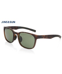 JINS ブラック ラウンドサングラス JINS ブラック ラウンドサングラス JINS（ジンズ）の「JINS＆SUN