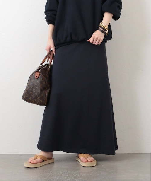 Deuxieme Classe Jersey フレアスカート♡ブラック♡フリー Deuxieme Classe スカート *New Jersey Flare : ZOZOTOWN Yahoo