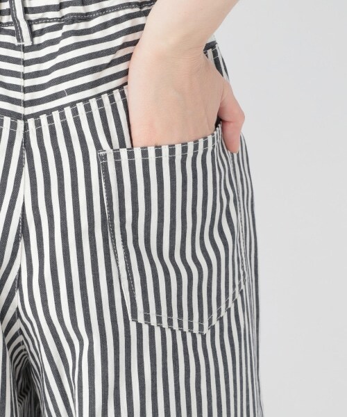 studio CLIP（スタディオクリップ）の「ヘリンボンラップパンツ（パンツ・ヒッコリー/アイボリー/ネイビー）」の13枚目の写真