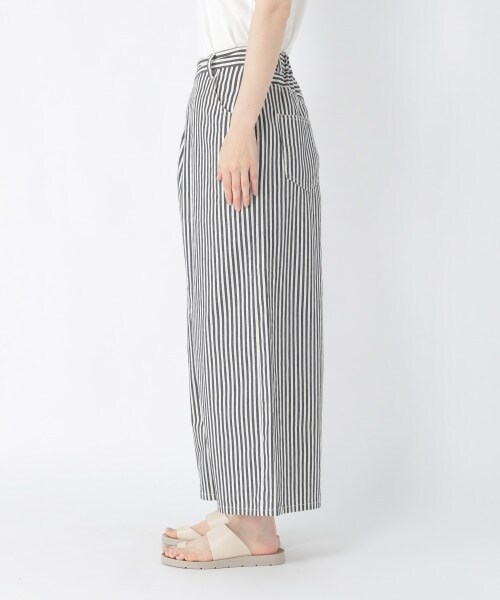 studio CLIP（スタディオクリップ）の「ヘリンボンラップパンツ（パンツ・ヒッコリー/アイボリー/ネイビー）」の8枚目の写真