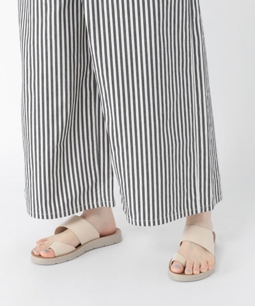 studio CLIP（スタディオクリップ）の「ヘリンボンラップパンツ（パンツ・ヒッコリー/アイボリー/ネイビー）」の12枚目の写真