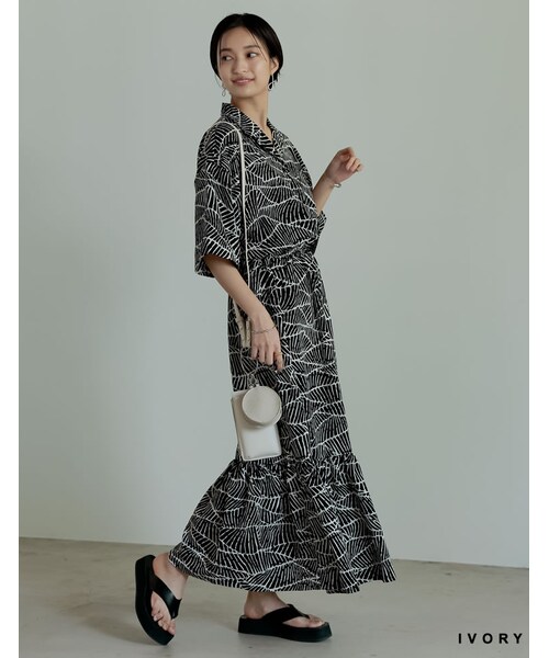 Re:EDIT（リエディ）の「ポーチ付きリングミニショルダーバッグ（バッグ・レディース・ブラック/アイボリー・フリーサイズ）」の7枚目の写真