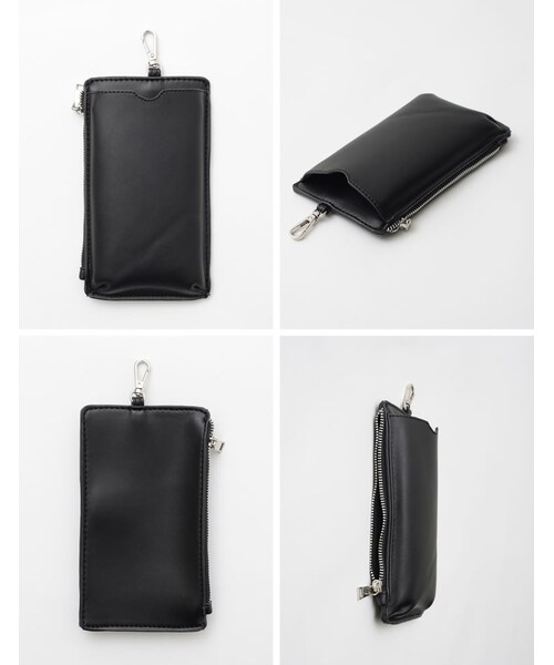 Re:EDIT（リエディ）の「ポーチ付きリングミニショルダーバッグ（バッグ・レディース・ブラック/アイボリー・フリーサイズ）」の11枚目の写真