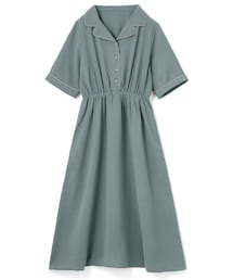 GRL | オープンカラーパイピングワンピース(ワンピース)