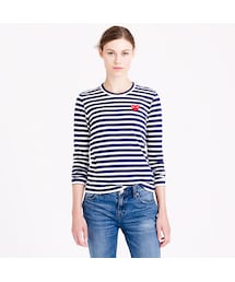 COMME des GARCONS | PLAY Comme des Garcons® stripe heart tee(シャツ/ブラウス)