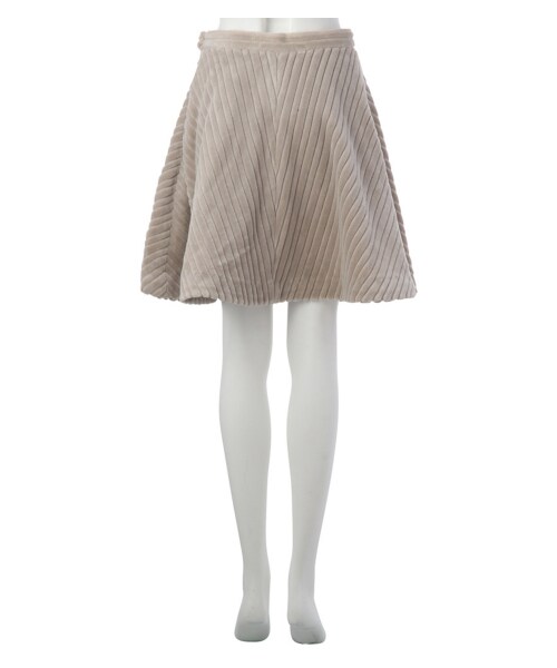 k3&co.(ケイスリーアンドコー)の「DRAMA MINI SKIRT(スカート・レディース・GREY/BROWN・S)」の4枚目の写真