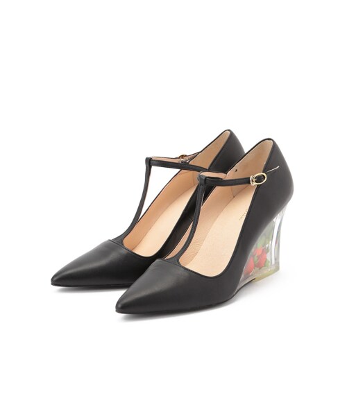 k3&co.(ケイスリーアンドコー)の「STRAWBERRY FIELD PUMPS(シューズ・レディース・RED/BLACK・3/4/5)」の2枚目の写真