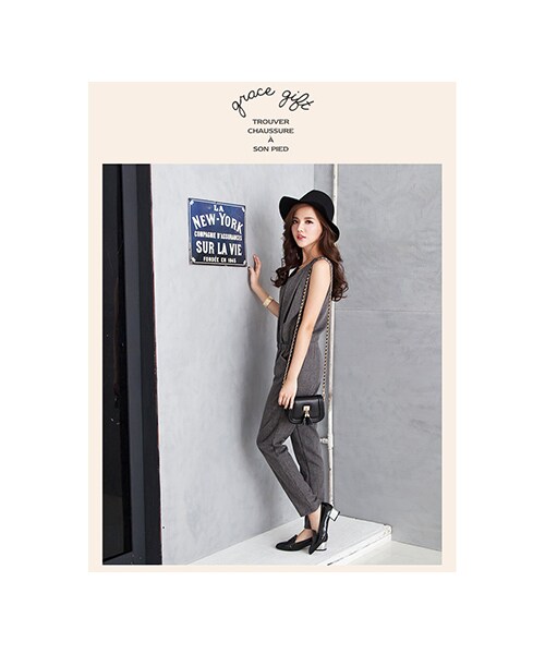 gracegift（グレースギフト）の「簡約漆皮樂福跟鞋（その他・レディース・酒紅/黑・35/36/37/38/39/40/41）」の5枚目の写真