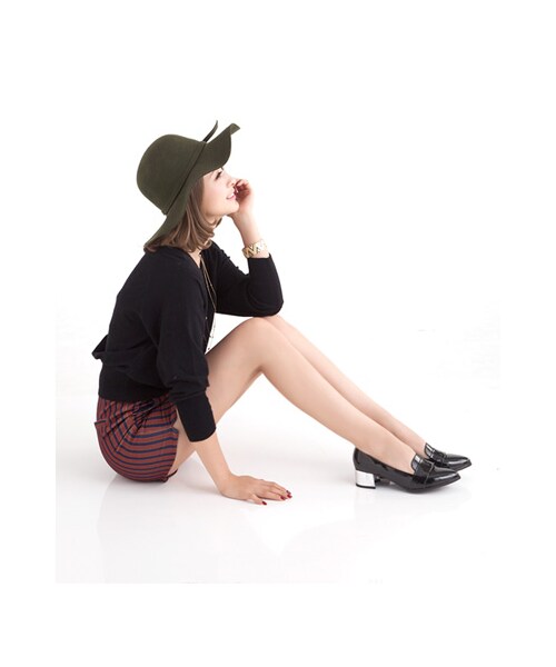 gracegift（グレースギフト）の「簡約漆皮樂福跟鞋（その他・レディース・酒紅/黑・35/36/37/38/39/40/41）」の21枚目の写真