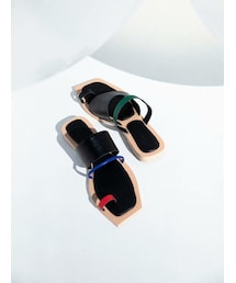 UN3D. | UN3D アシメフラットサンダル(サンダル)