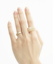 3coins | ワイドマーブルリング2個SET(リング)