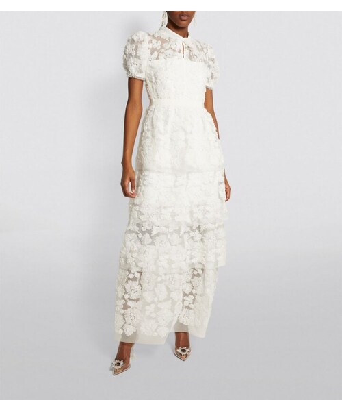 self-portrait(セルフポートレート)の「Self-Portrait Bridal Embroidered Lace Maxi Dress(その他トップス・レディース・10/12/14/4/6/8)」の6枚目の写真