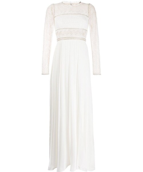 self-portrait（セルフポートレート）の「Crochet Detail Long Dress（その他トップス・レディース・White・10）」の2枚目の写真