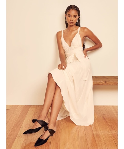 The Reformation（ザ リフォメーション）の「Prosecco Dress（その他トップス・レディース・Ivory・4/8）」の2枚目の写真