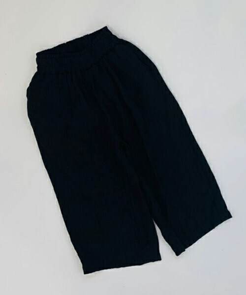 DHOLIC kids（ディーホリックキッズ）の「[Bellot] リンクルワイドパンツ（その他パンツ・キッズ・ホワイト/ブラック・S/M/L/XL）」の2枚目の写真