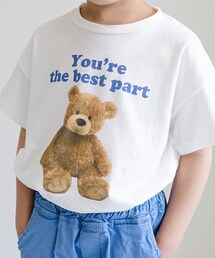 DHOLIC kids | [churros] ベアープリント半袖Tシャツ(kids)(Tシャツ/カットソー)
