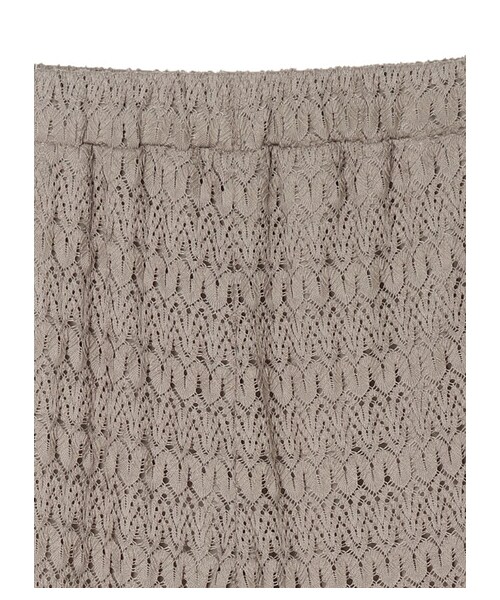 earth music&ecology（アースミュージックアンドエコロジー）の「レースパンツ（パンツ・アイボリー/チャコールグレー/グレーベージュ/ミント・F）」の22枚目の写真