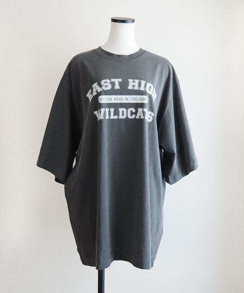 Marient(マリエント)の「カレッジロゴヴィンテージTEE(Tシャツ/カットソー・レディース・グレー/ホワイト・FREE)」の1枚目の写真