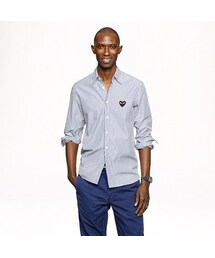 COMME des GARCONS | PLAY Comme des Garcons® button-down shirt in stripe(シャツ/ブラウス)