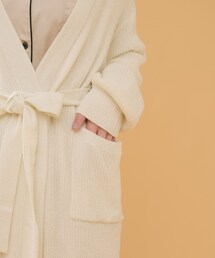 【Belheur ベルヌール】ライトモールロングカーディガン