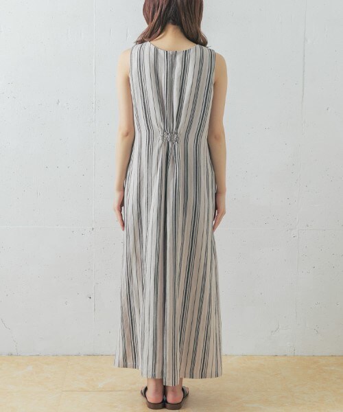 URBAN RESEARCH ROSSO WOMEN（アーバンリサーチ　ロッソ）の「直條織紋長洋裝（ワンピース/ドレス・レディース・棕色/黑色・FREE）」の19枚目の写真