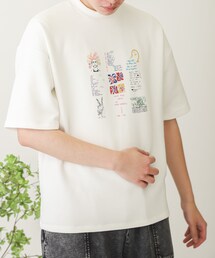 Mark Gonzales×SOP 【別注】マークゴンザレスTシャツ(5分袖)B