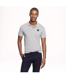 COMME des GARCONS | PLAY Comme des Garcons® polo in grey(ポロシャツ)
