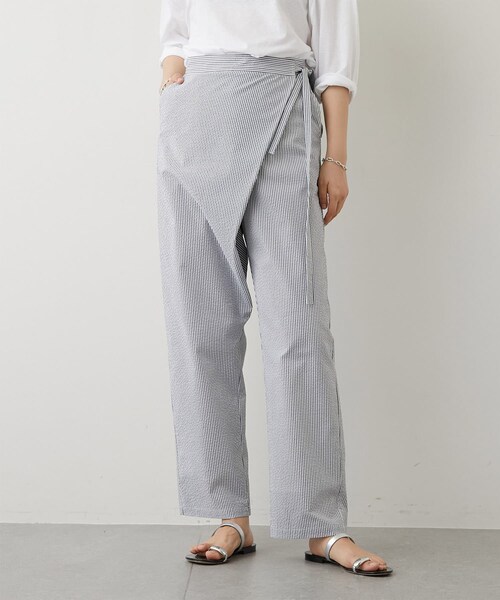 Whim Gazette サッカーラップパンツ　ブルー　Mサイズ Whim Gazette（ウィムガゼット）の「サッカーラップパンツ