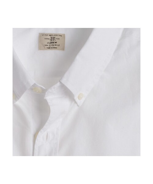 J.CREW(ジェイクルー)の「Slim Secret Wash shirt in white(シャツ/ブラウス・メンズ・white・Slim x X-SMALL/Slim x X-LARGE/Slim x MEDIUM/Slim x LARGE/Slim x SMALL)」の1枚目の写真