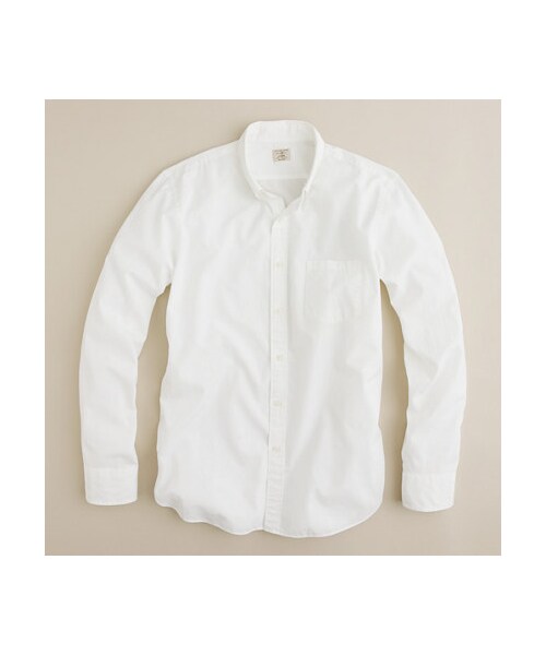 J.CREW(ジェイクルー)の「Slim Secret Wash shirt in white(シャツ/ブラウス・メンズ・white・Slim x X-SMALL/Slim x X-LARGE/Slim x MEDIUM/Slim x LARGE/Slim x SMALL)」の2枚目の写真