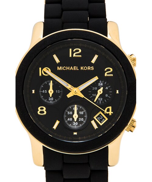 MICHAEL KORS（マイケルコース）の「Michael Kors Runway Watch（アナログ腕時計・レディース・Black・all）」の2枚目の写真