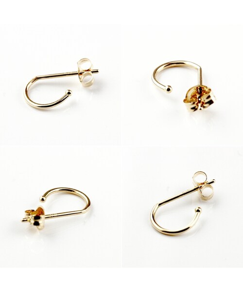 pinacoteca（ピナコテーカ）の「ピナコテーカ 749 タイニー フープ ピアス S（ピアス（片耳用）・レディース・ゴールド・free）」の2枚目の写真