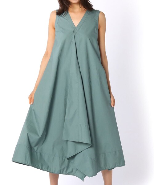 Lui's（ルイス）の「ハンカチーフヘムロングワンピース（ワンピース・レディース・グリーン/ブルー/ブラック・F）」の2枚目の写真