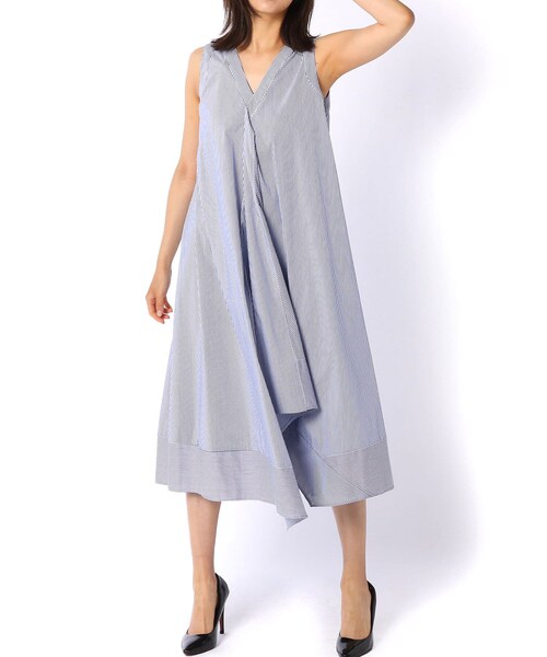 Lui's（ルイス）の「ハンカチーフヘムロングワンピース（ワンピース・レディース・グリーン/ブルー/ブラック・F）」の3枚目の写真