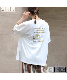 Sheson | バックロゴ×ペイントオーバーTee(Tシャツ/カットソー)