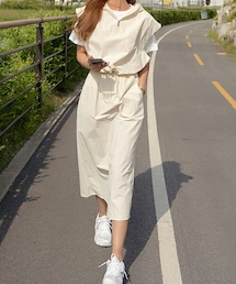 DHOLIC STYLE | [twee] スリーブレスパーカー&スカートSET・p244032(パーカー)