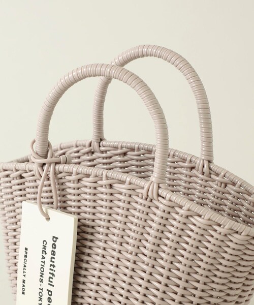 beautiful people チューブニッティングバスケット　かごバッグ beautiful people (ビューティフルピープル) tube knitting
