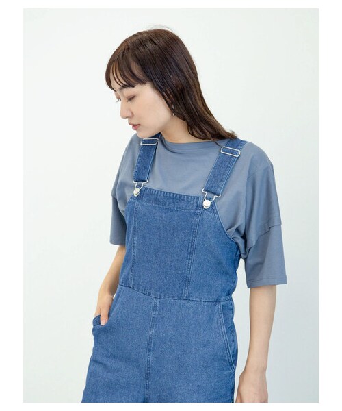 Green　Parks（グリーンパークス）の「【予約】・SUGAR SPOON デニムレースアップサロペット（オールインワン・サロペット・ブラック/インディゴ/ライトインディゴ・F）」の13枚目の写真