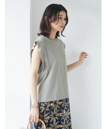 Green　Parks | 【予約】・SUGAR SPOON フリルノースリTシャツ(トップス)